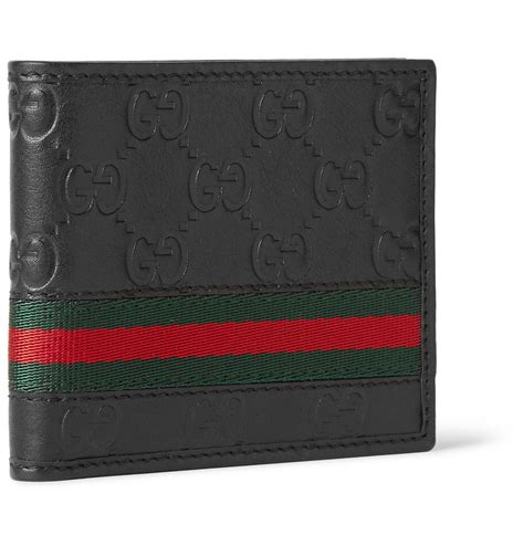 gucci mens wallet black
